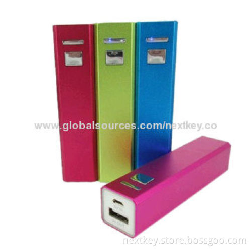 Legoo Power Bank 2600mAh for iPhone, 5V/1A Output, Customized Colors and Logos AcceptedNew